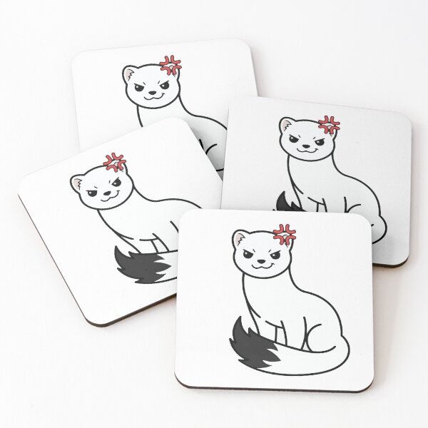 Item preview, I Choose Violence Cute Ermine Meme designed and sold by Petzzz.