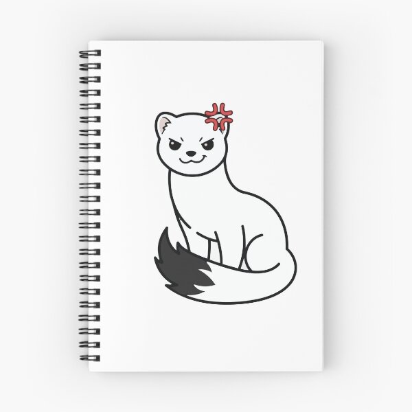 Item preview, I Choose Violence Cute Ermine Meme designed and sold by Petzzz.