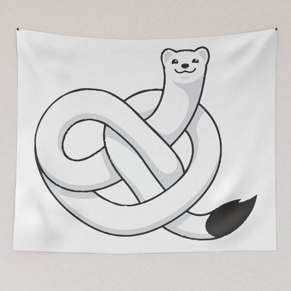 Item preview, Chaos Noodle Funny Stoat Anatomy designed and sold by Petzzz.