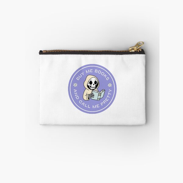 Item preview, Buy Me Books and Call Me Pretty - Skeleton Reading- Funny Book Lover designed and sold by droolingdreams.