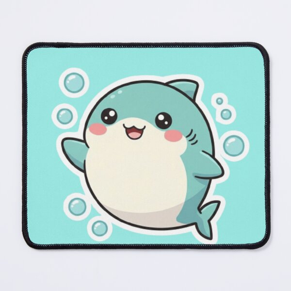 Item preview, Cute Baby Shark Cartoon Sticker designed and sold by abdelski.