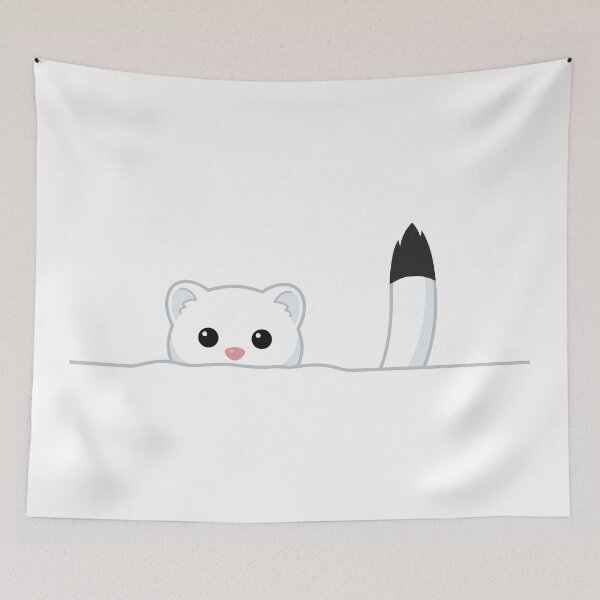 Item preview, Winter Assassin White Stoat Hiding designed and sold by Petzzz.