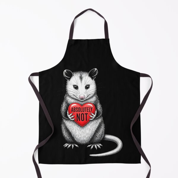 Item preview, Funny Opossum Absolutely Not Valentine Graphic designed and sold by OlakunleOloroz.