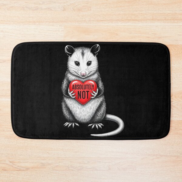 Item preview, Funny Opossum Absolutely Not Valentine Graphic designed and sold by OlakunleOloroz.