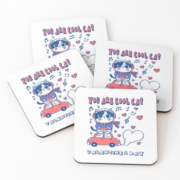 Item preview, Funny Cat Valentine love Doodle hand drawn designed and sold by JiraVibes.