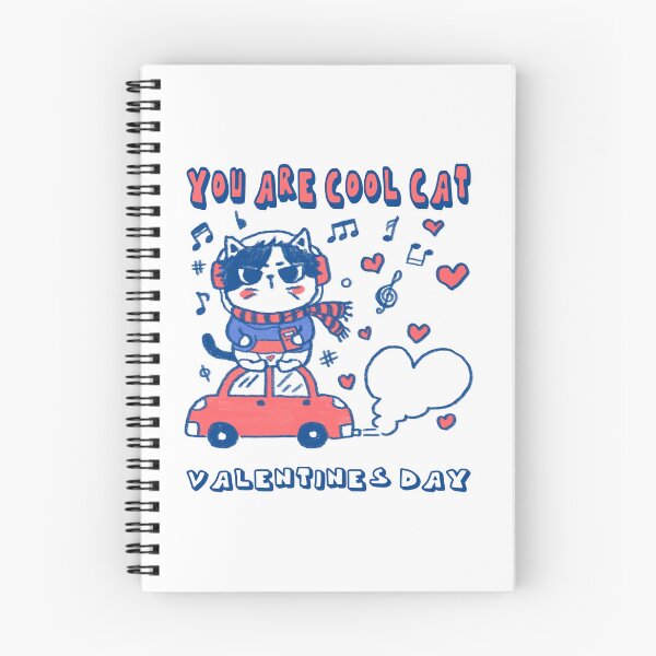 Item preview, Funny Cat Valentine love Doodle hand drawn designed and sold by JiraVibes.