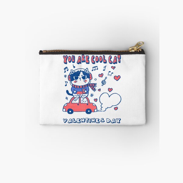 Item preview, Funny Cat Valentine love Doodle hand drawn designed and sold by JiraVibes.