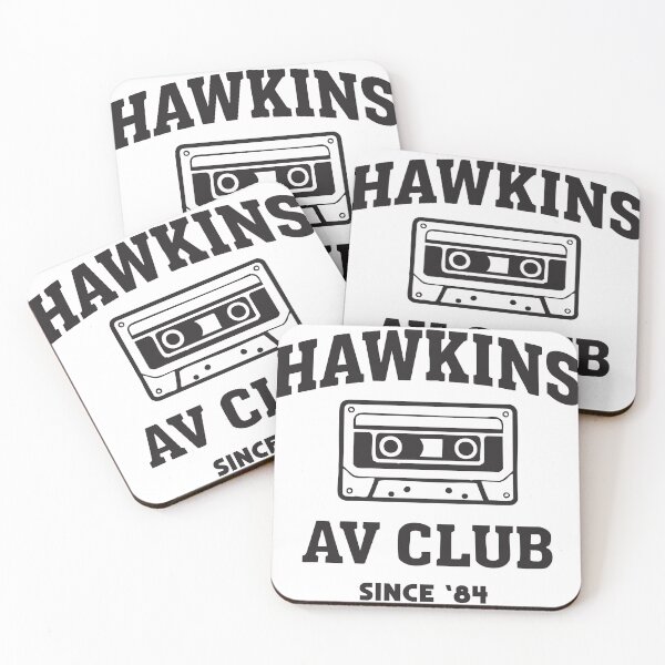 Item preview, Stranger Things - Hawkins AV Club designed and sold by Land of Ago™.