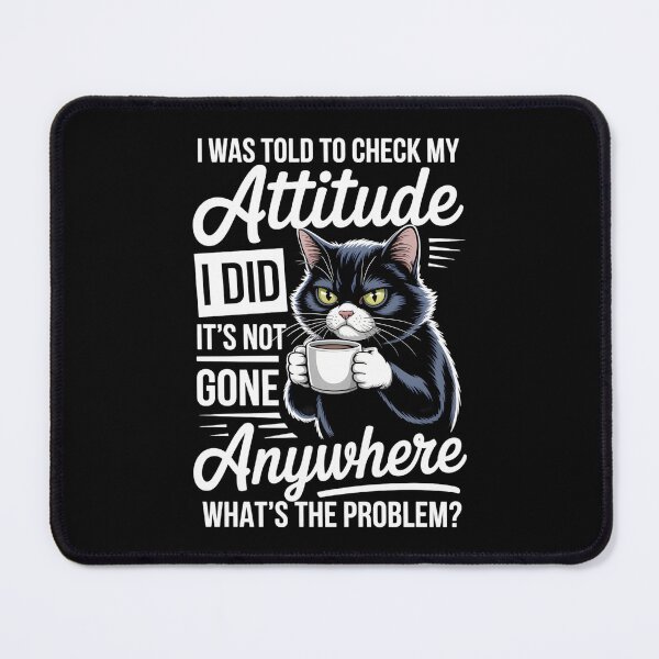 Item preview, Funny Cat Humor Joke Sayings designed and sold by TikCore.
