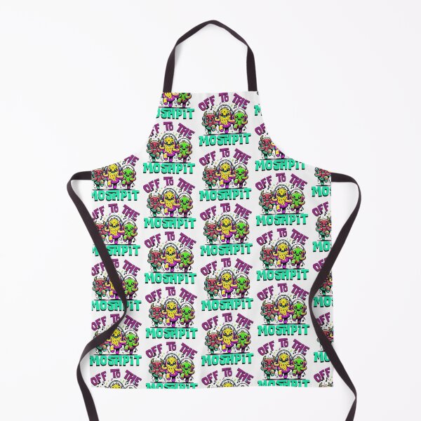 Item preview, Off to the Moshpit – Cute Rave Monsters Headbanging Party Art designed and sold by onlin3boutiqu3.