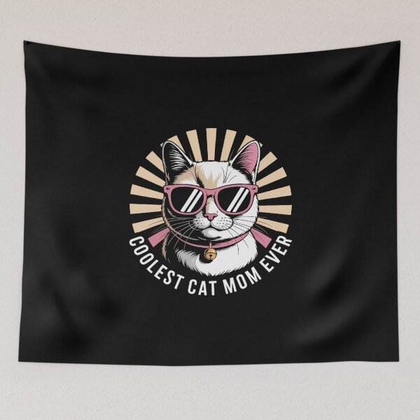 Item preview, Funny Cat Mom Cool designed and sold by TikCore.