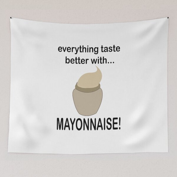Item preview, Mayonnaise Sauce Food Funny  designed and sold by Nisha Prabhu.