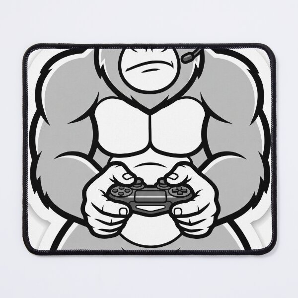Item preview, Strong Gorilla Gamer Esports Tank Mascot designed and sold by Bambear.