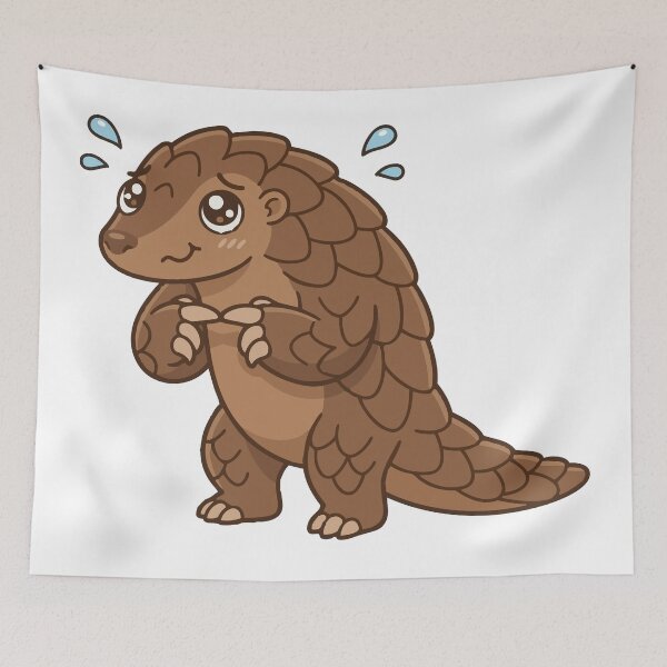 Item preview, Is For Me Shy Pangolin Meme designed and sold by Petzzz.