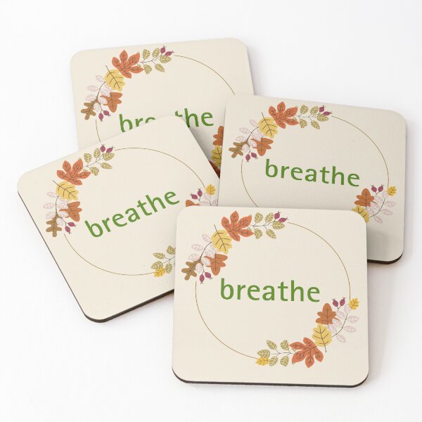 Item preview, Breathe  Calm Autumn Aesthetic Mindfulness Design designed and sold by Quite mind .