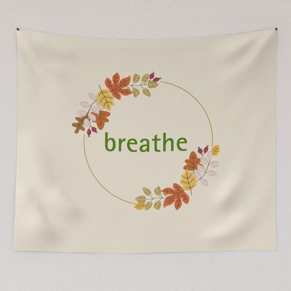 Item preview, Breathe  Calm Autumn Aesthetic Mindfulness Design designed and sold by Quite mind .