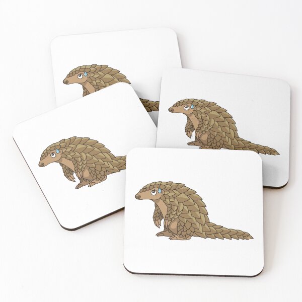 Item preview, The Anxious Artichoke Cute Pangolin Pun designed and sold by Petzzz.