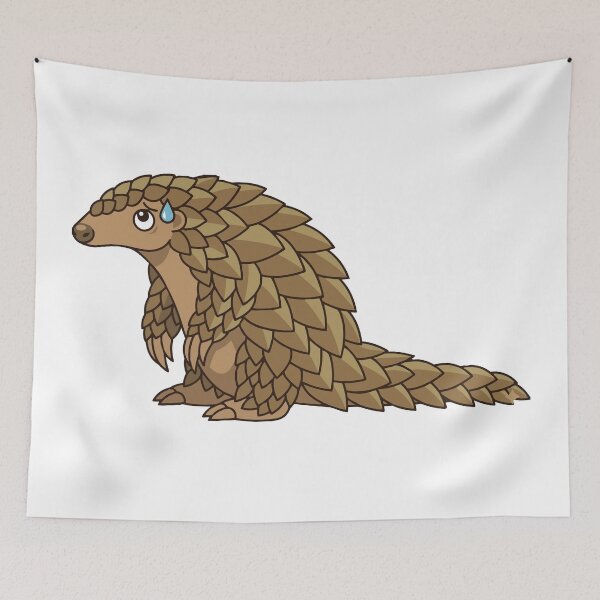 Item preview, The Anxious Artichoke Cute Pangolin Pun designed and sold by Petzzz.