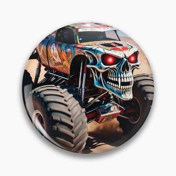 Item preview, Monster Truck Skull #7 designed and sold by UrbanTRIP.