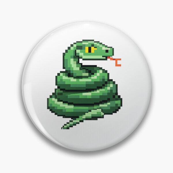 Artikelvorschau, Pixel Snake – Retro 8-Bit Snake Pixel Art Gaming Design entworfen und verkauft von onlin3boutiqu3.