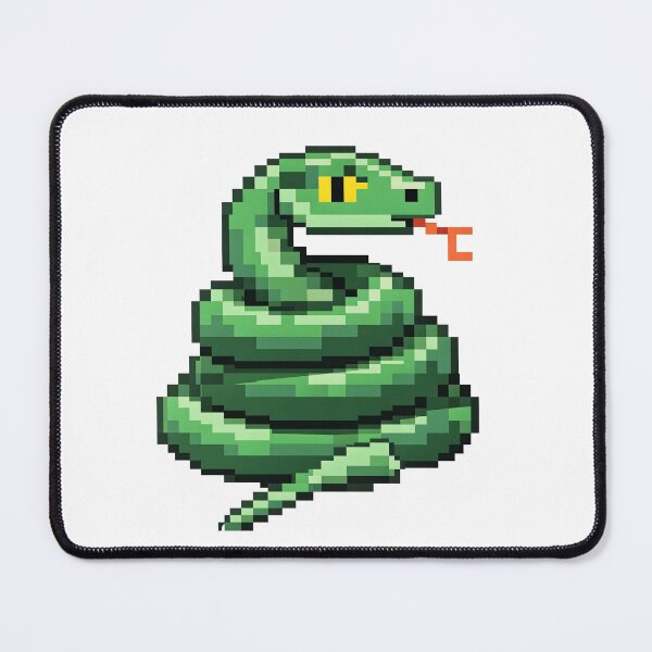 Item preview, Pixel Snake – Retro 8-Bit Snake Pixel Art Gaming Design designed and sold by onlin3boutiqu3.