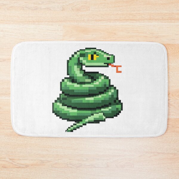 Item preview, Pixel Snake – Retro 8-Bit Snake Pixel Art Gaming Design designed and sold by onlin3boutiqu3.