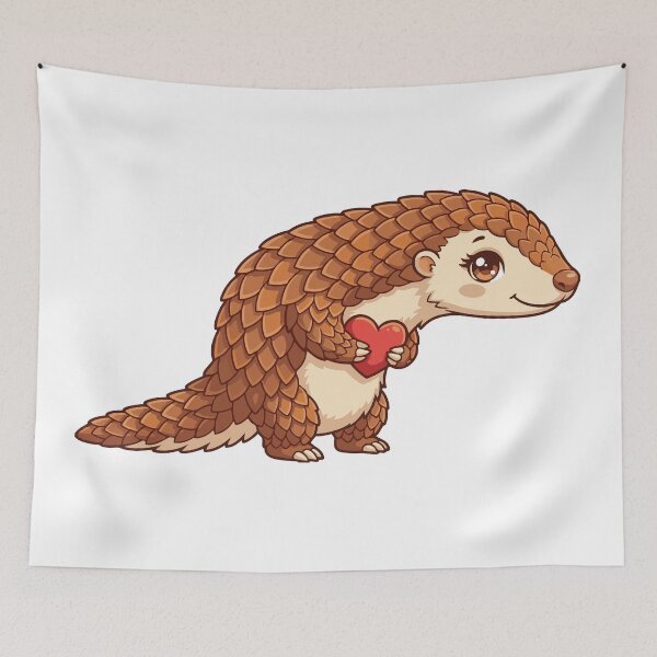 Item preview, Protected But Shy Sweet Pangolin Love designed and sold by Petzzz.