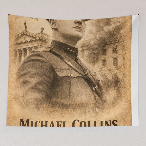 Item preview, Michael Collins Portrait 2026 – Hand-Drawn Irish Revolutionary Art Print designed and sold by ConorKeeganArt.