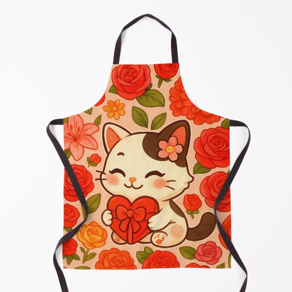 Item preview, Love in Bloom – Romantic Cats & Roses designed and sold by meesub.