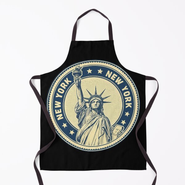 Item preview, Circular logo of the Statue of Liberty - Vintage New York Design designed and sold by Andruzito.
