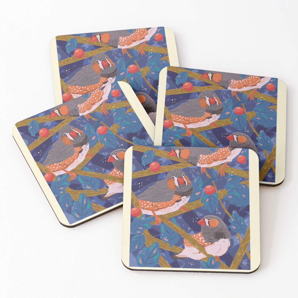 Item preview, Coasters (Set of 4) designed and sold by FourMiceResin.
