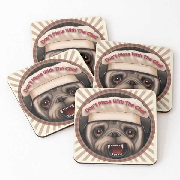 Item preview, Mess With Chef Pug designed and sold by artmuvz.