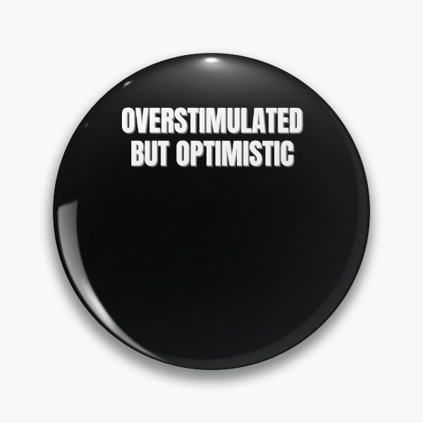 Item preview, Overstimulated But Optimistic Shirt | ADHD Gift | Neurodivergent Positive Mental Health Tee designed and sold by auradesign.