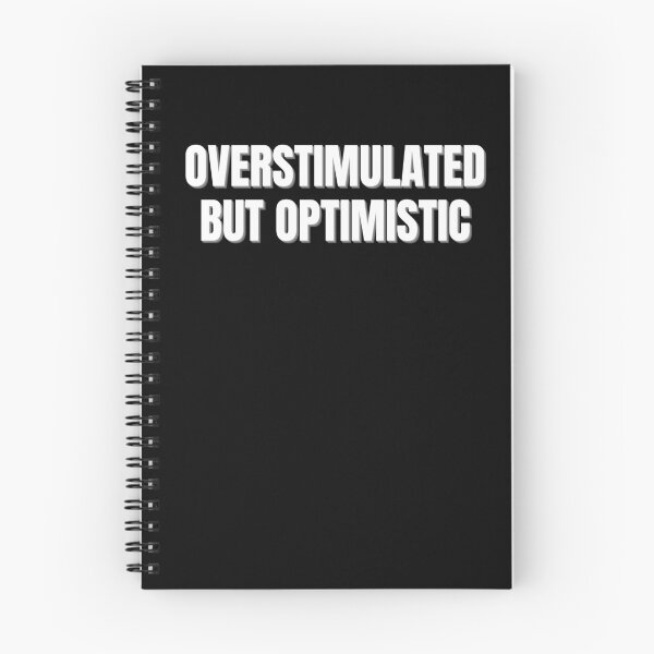 Item preview, Overstimulated But Optimistic Shirt | ADHD Gift | Neurodivergent Positive Mental Health Tee designed and sold by auradesign.