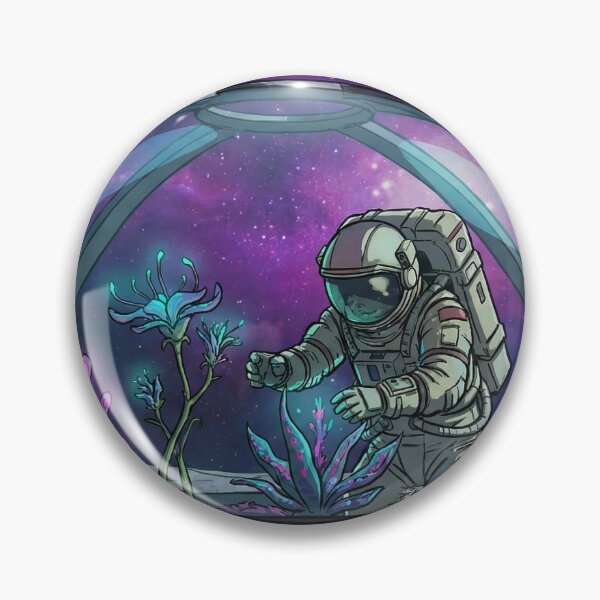 Item preview, Astronaut Gardener - Space Greenhouse Surrealism designed and sold by Midnight Replay.