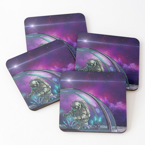 Item preview, Astronaut Gardener - Space Greenhouse Surrealism designed and sold by Midnight Replay.