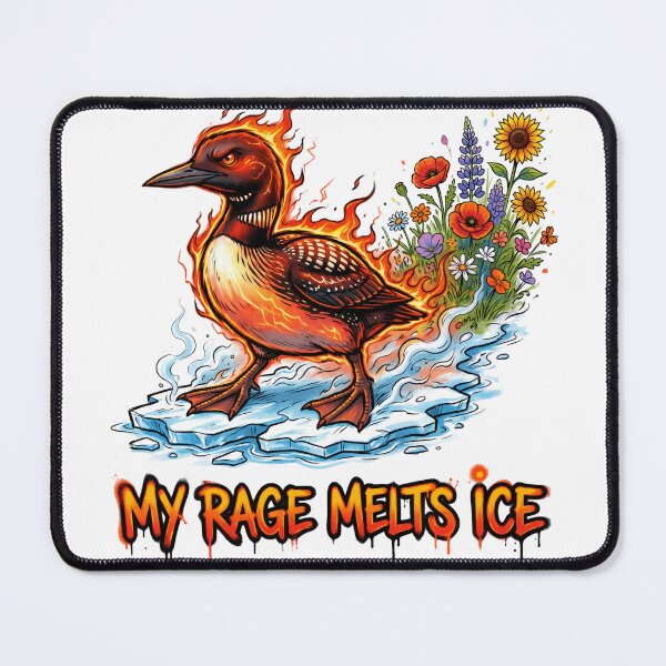 Item preview, Rebel Loon Fire & Flowers Protest designed and sold by The Grumpy Pet Club.