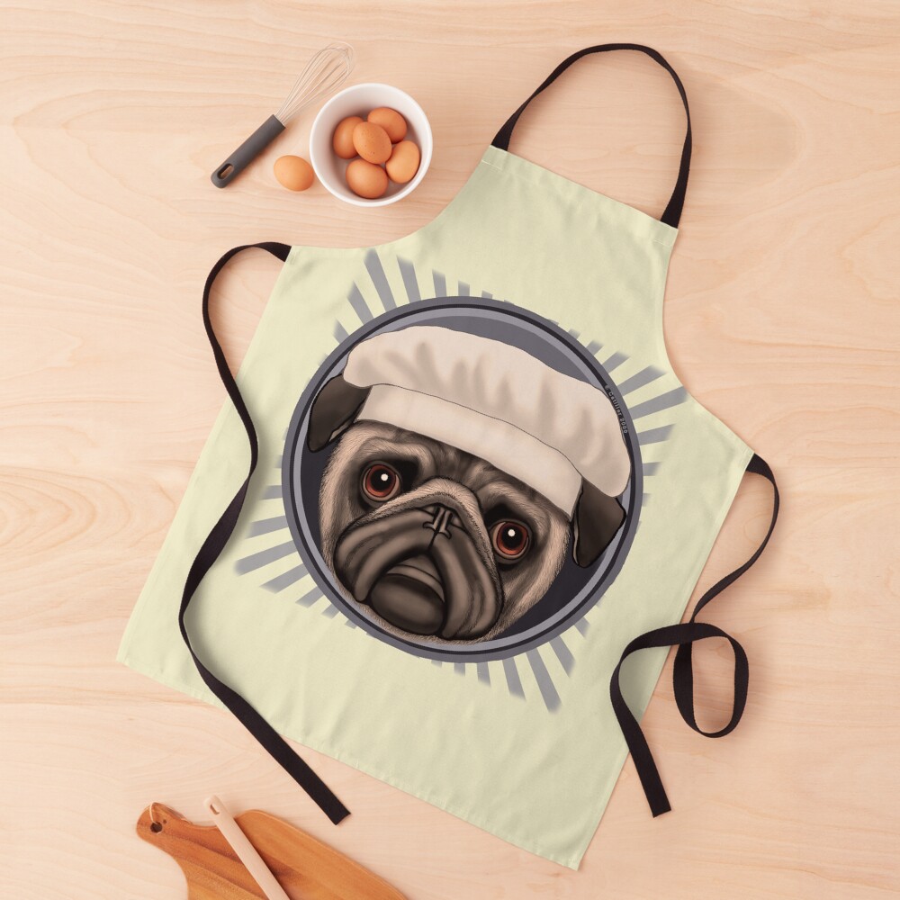 Pug Chef Apron