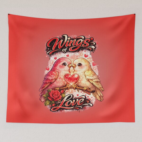Item preview, Wings of Love | Valentine Bird designed and sold by skkyfaithArtz.
