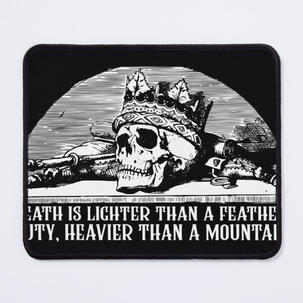 Item preview, Wheel Of Time Quote Death Is Lighter designed and sold by TheLightNight23.