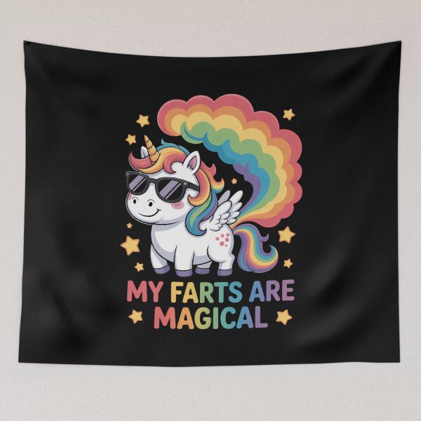 Item preview, Farting Funny Unicorn Rainbow Squad designed and sold by TikCore.