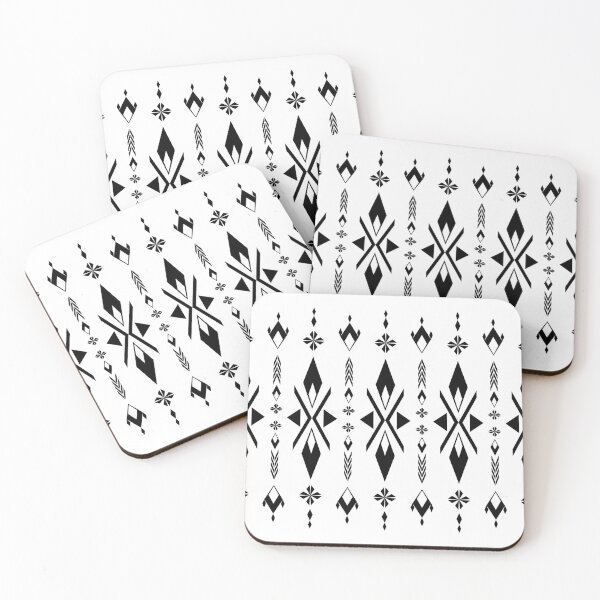 Item preview, Modern Ethnic Geometric Seamless Pattern – Black and White Monochrome designed and sold by RS4you.