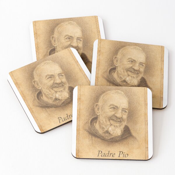 Item preview, Padre Pio Print Portrait – Hand-Drawn Catholic Saint Sketch Art Print designed and sold by ConorKeeganArt.