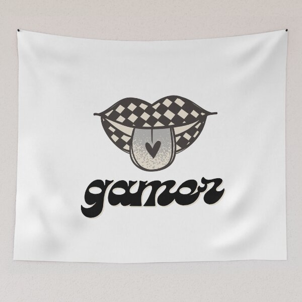 Item preview, Gamer Girl Lip Design - Bold & Playful Gaming Style designed and sold by Rasheedaholik.