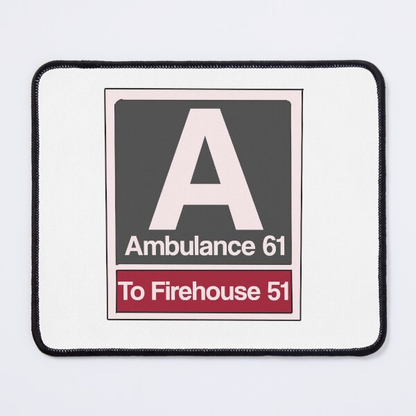 Item preview, Ambulance 61 Chicago Fire Sign designed and sold by ellenugget.