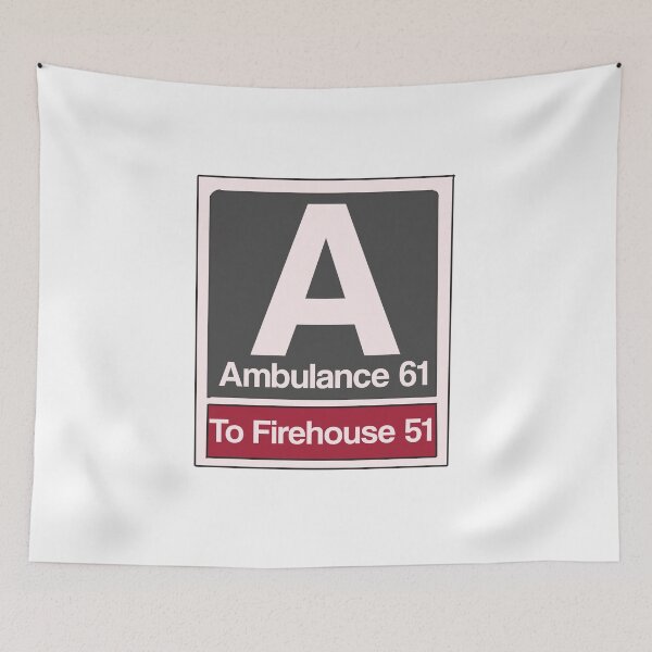 Item preview, Ambulance 61 Chicago Fire Sign designed and sold by ellenugget.