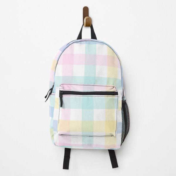 Item preview, Gingham Jumbo Pastel Blue Green Yellow Pink designed and sold by Pinkdeer Designs.