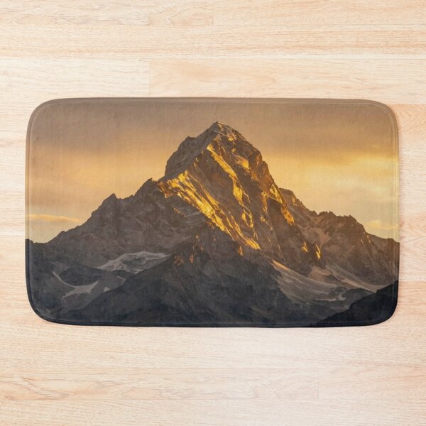 Item preview, Golden Glow over Alpine Majesty – Dramatic Sunset meets silent snowscape and mystical depth designed and sold by FotoworldEdel.