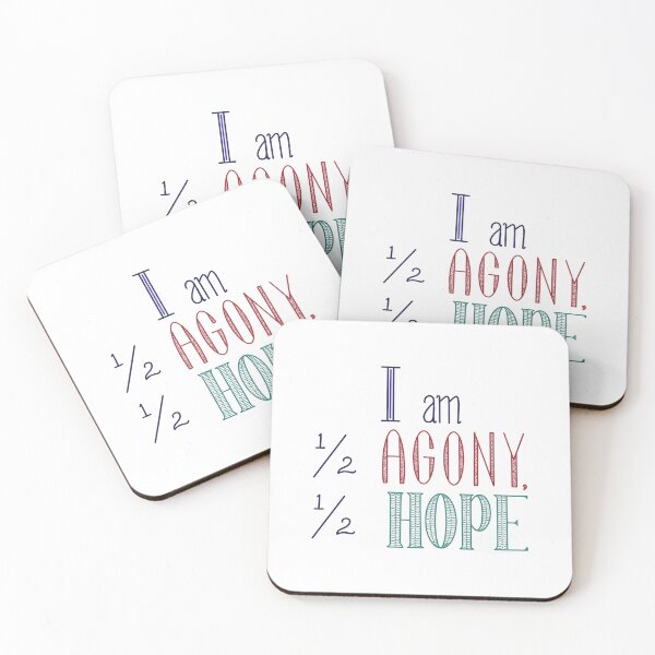 Item preview, I am 1/2 Agony, 1/2 Hope designed and sold by JameyAppleby.