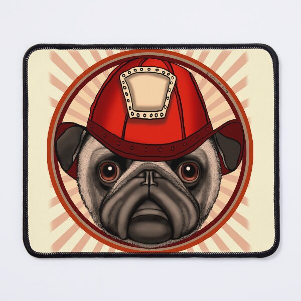 Item preview, Firefighter Pug designed and sold by artmuvz.